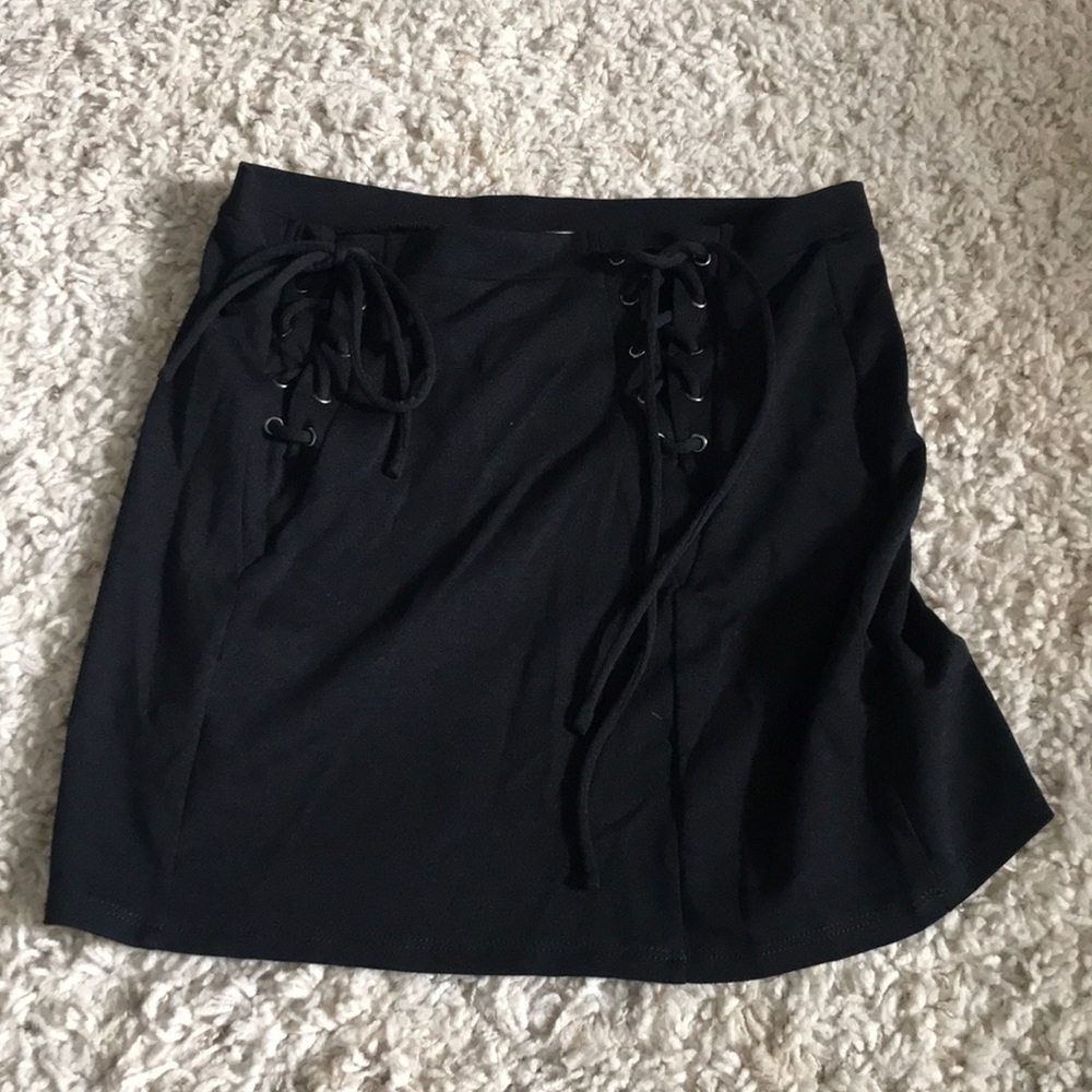 Laced up skirt